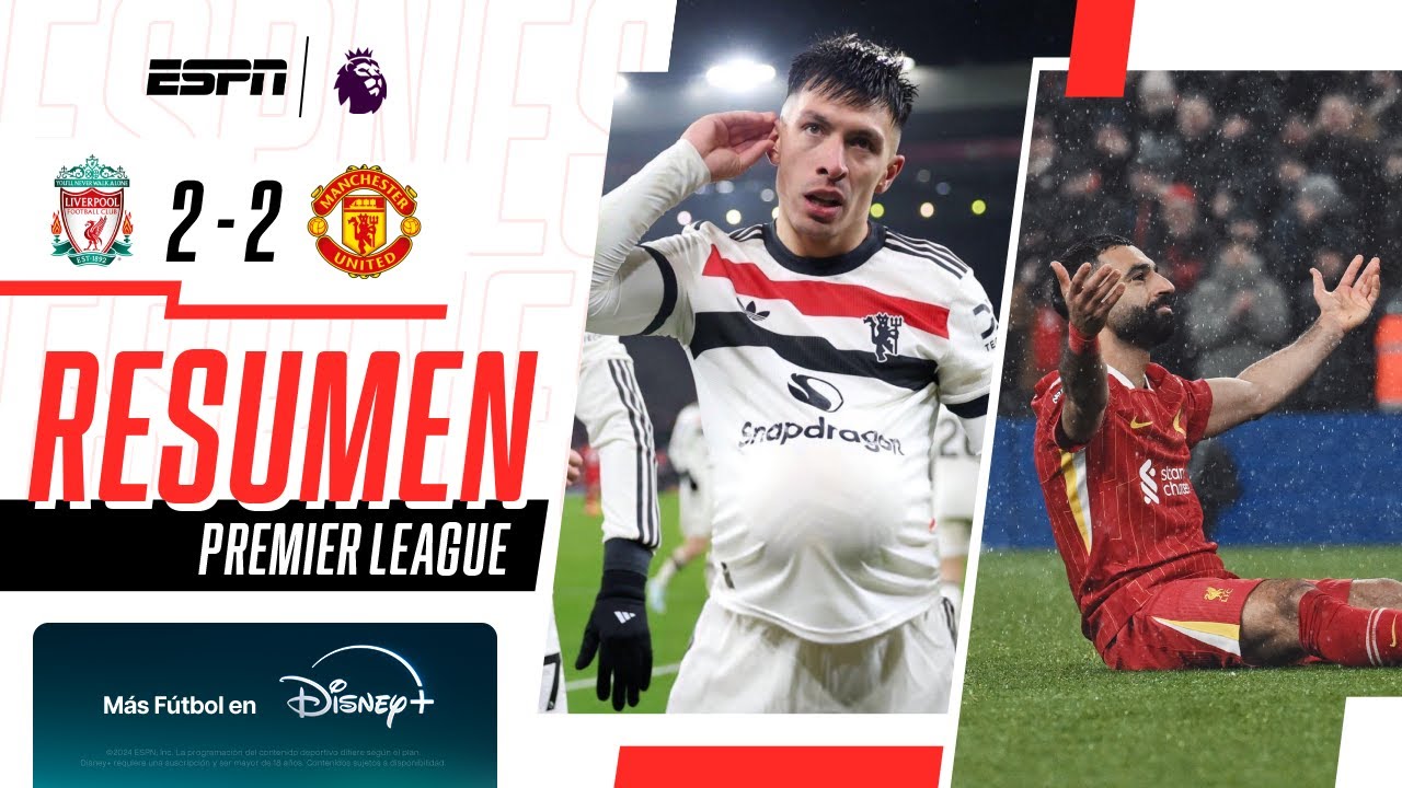 GOLAZO DE LICHA, PARTIDAZO Y EMPATE POR EL CLÁSICO EN ANFIELD | Liverpool 2-2 Man. United | RESUMEN