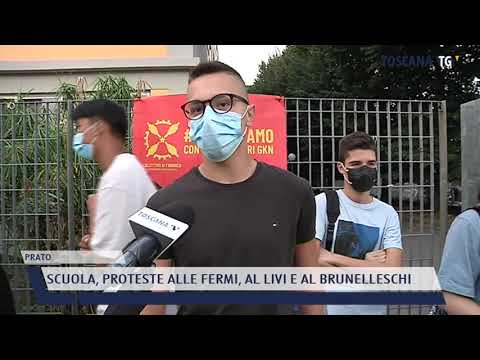 2021-09-15 PRATO - SCUOLA, PROTESTE ALLE FERMI, AL LIVI E AL BRUNELLESCHI
