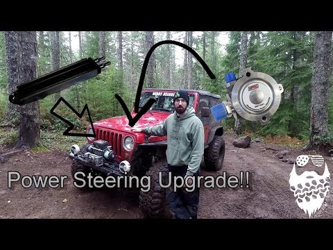 Jeep Wrangler TJ Power Steering Upgrade(PSC Pump and Power steering Cooler)