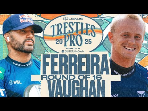 Joel Vaughan vs Italo Ferreira | Lexus Trestles Pro 2025 - Round of 16 - FULL HEAT REPLAY!