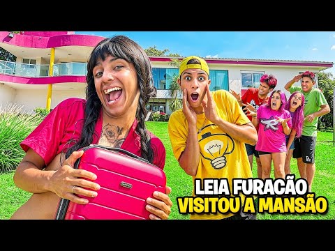 LEIA FURACÃO VISITED THE ROSA FAMILY'S NEW MANSION *Leia's Vlog!