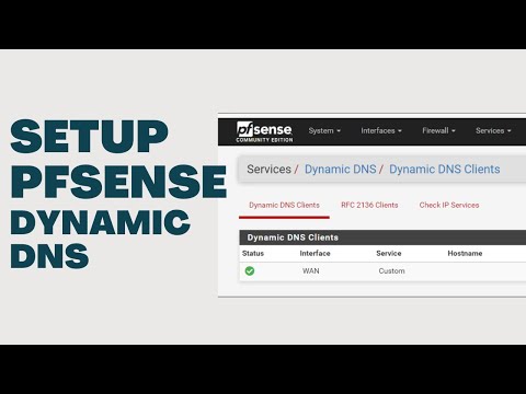 How to Setup Dynamic DNS for pfSense