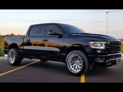 2019 Ram 1500 22x12s on stock suspension(FuelForged29)