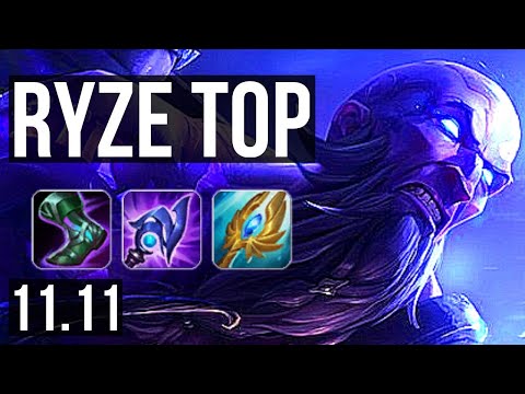 RYZE vs QUINN (TOP) (DEFEAT) | 1100+ games, 1.4M mastery, Legendary | BR Diamond | v11.11