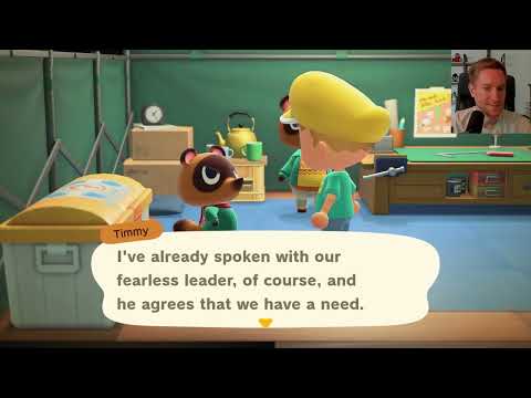 Huber Plays Animal Crossing: New Horizons (Pt. 4) - Quick Check=In