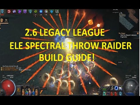 Path of Exile SCOURGE - Elemental Spectral Throw Build Guide