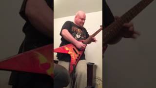OVERKILL - &quot;Nice Day For A Funeral&quot; Guitar Solo Cover