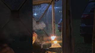 Download lagu Cozy Thunderstorm Camping ⚡ Relaxing camping in rain sounds (ASMR) #campinginheavyrain #shorts mp3
