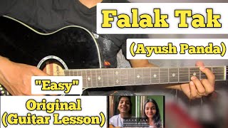 Falak Tak - Ayush Panda  Guitar Lesson  Easy Chord