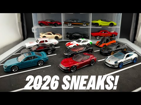 Hot Wheels 2026 Sneaks: Ferrari, Porsche & Store Exclusives Are Coming