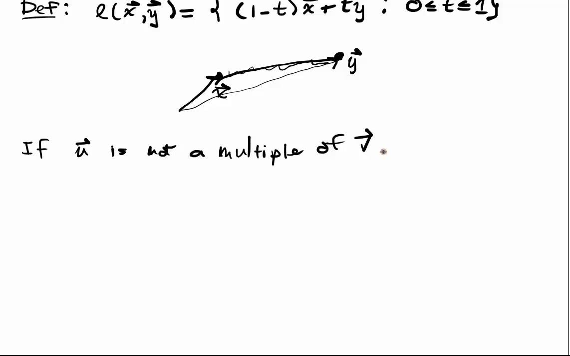 Euclidean Spaces Lecture 2 Part 3: Parametric Equations