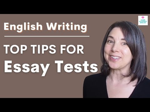 Tips for Writing IN CLASS ESSAY TESTS: How to Write Timed Essay Tests