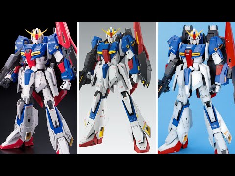 MG Zeta Gundam Ver Ka vs Zeta 2.0 vs RG Zeta! A detailed comparison.