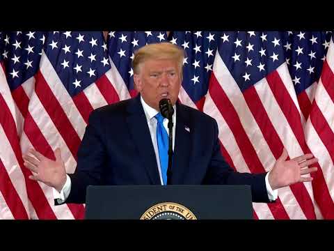 特朗普謊稱勝選，關鍵州的選票仍待統計 (Trump falsely claims victory, votes still to be counted in key states)