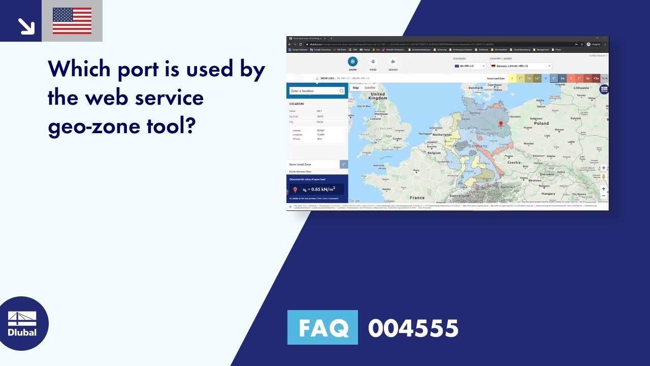 FAQ 004555 | Which port is used by the web service of Geo-Zone Tool?