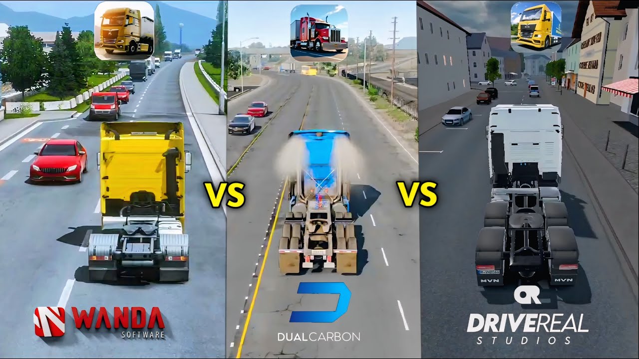 🚚Truckers of Europe 3 v Truck Simulator Big Rigs v Driver Real Truck Simulator - Mega Comparison