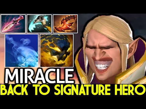 MIRACLE [Invoker] When M-God Back to Signature Hero Worst Nightmare Dota 2