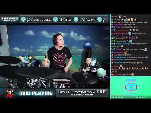 The8BitDrummer plays snooze by wotaku feat. Hatsune Miku