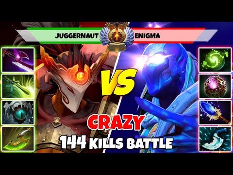 JUGGERNAUT (Carry) vs ENIGMA (Off) - Epic Battle Of Immoral Rank Dota 2 Players - Z Dota 2