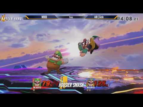MHM12 [Wii U] - WOOD (Wario) vs. AiB Sicle (Wario) - Pools