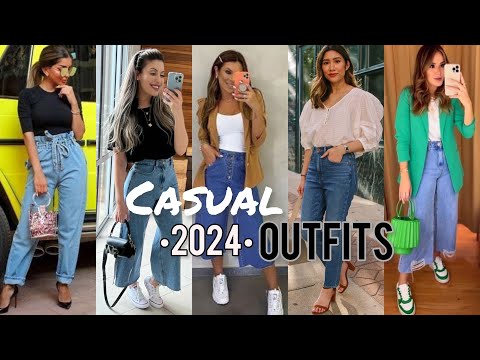 MODA 2024• MUJER / ESTILO CASUAL CÓMO COMBINAR ROPA MUJER Outfits TENDENCIA 2024