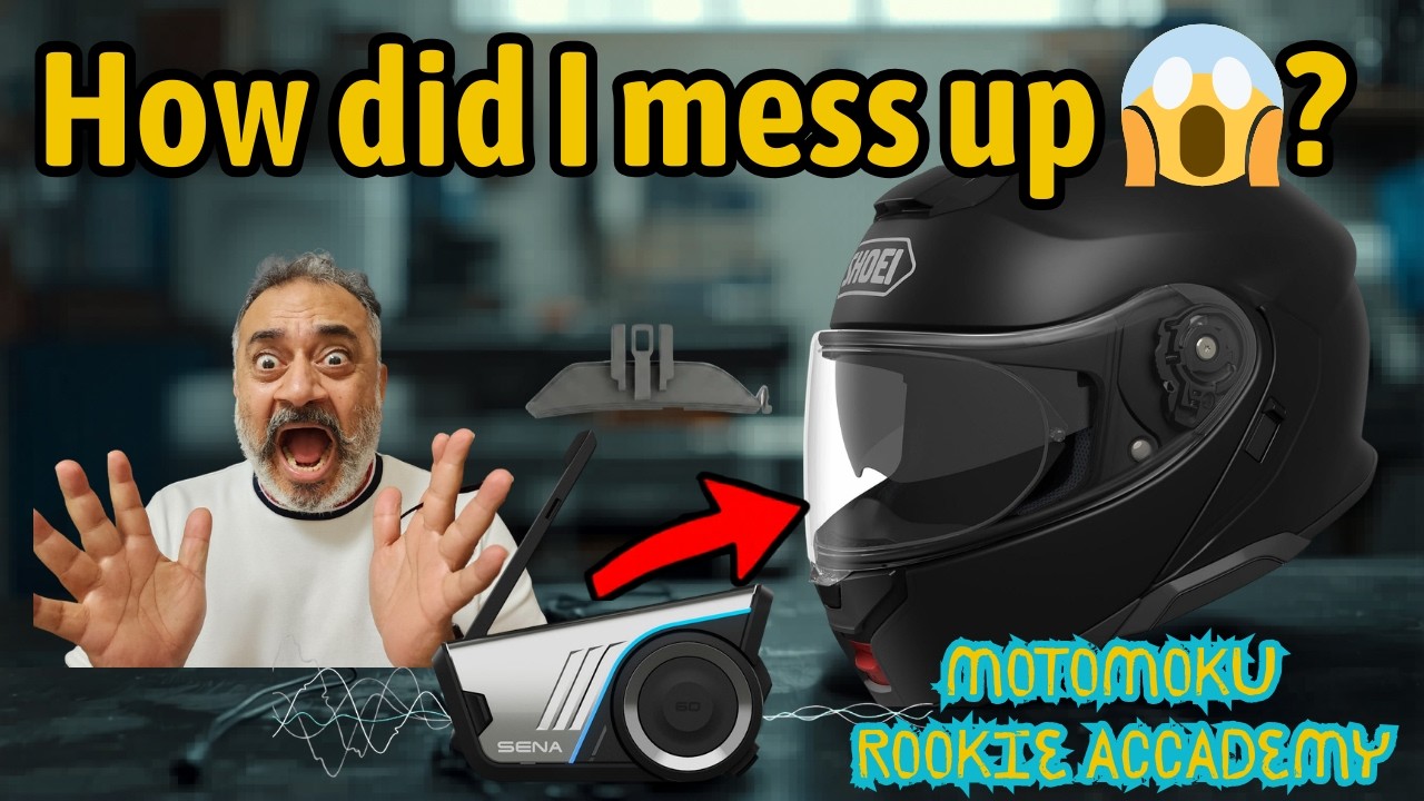 Sena 60S Install on a Shoei Neotec 3 — A Rookie Survival Guide — watch the ride video