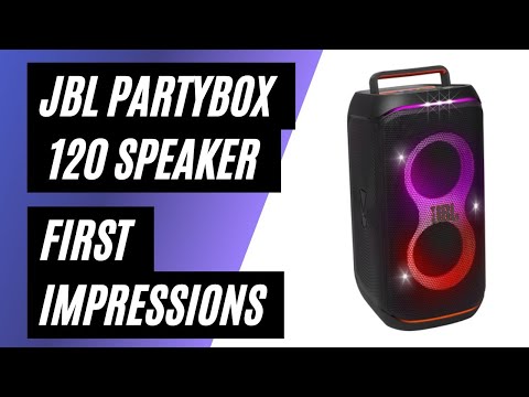JBL PartyBox Club 120 Portable Speaker: First Impressions