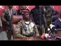 Burkina Faso : Ibrahim Traoré rencontre les membres du cabinet