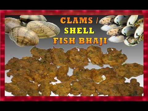Schezwan Clams / Shell Fish Bhaji / भजी - A Unique Way of making Clams - Tisrya Shimplya chi Bhaji Video