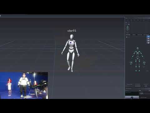 First test with Perception Neuron 3 Mocap