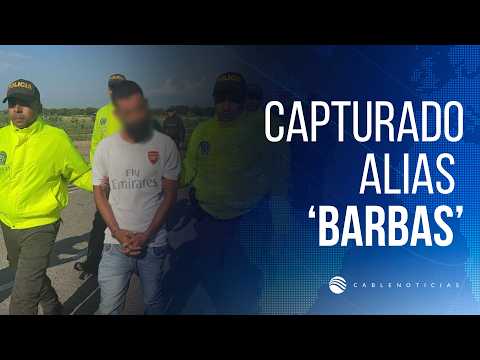 Capturan a alias 'Barbas': golpe al ELN en el Cesar