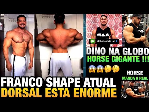 FRANCO MOSTRA DORSAL ATUAL GIGANTE - RAMON NA GLOBO + HORSE MUITO GRANDE NO OFF