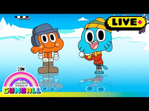 Elmore’s Winter Wackiness LIVE 🔴 🙃 Festive Season ❄️ | The Amazing World of Gumball