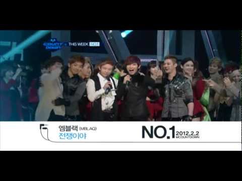 [Mcountdown] 120202 This Week No.1(MBLAQ "This is War")
