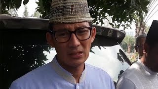 Sandiaga Syok Mendengar Kabar OTT Ketua umum PPP Romahurmuziy