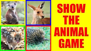 Show me the AUSTRALIAN ANIMAL Game for Kids - Where is the animal?