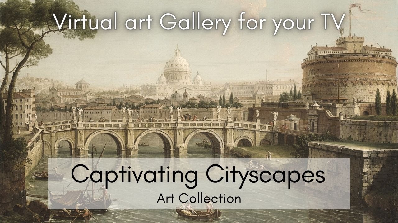 Captivating Cityscapes Art Collection for your TV | Virtual Art Gallery | 3 Hrs | 4K Ultra HD