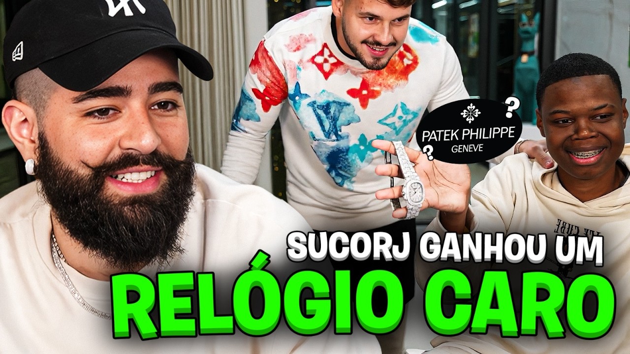 SUCORJ GANHOU UM RELOGIO MUITO CARO DE PRESENTE! - RUYTER