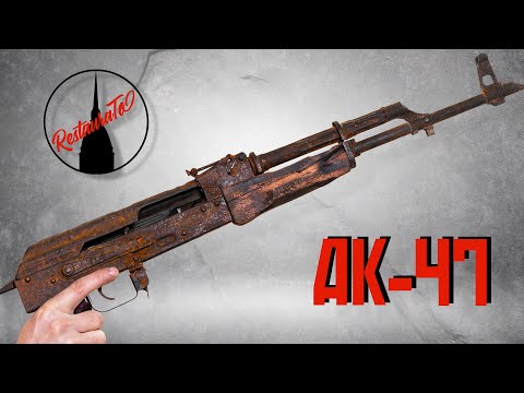 Ak Restaurierung - Waffenrestaurierung - russische Waffe