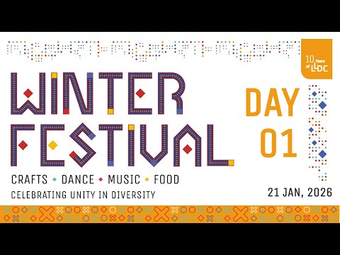 LLDC Winter Festival 2026, Celebrating Unity in Diversity || Day 1 || Garden Stage