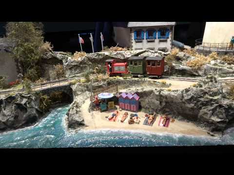 L'ile ( the island ), at  "On traxs 2019" modeltrein expo, Spoorwegmuseum, Utrecht.