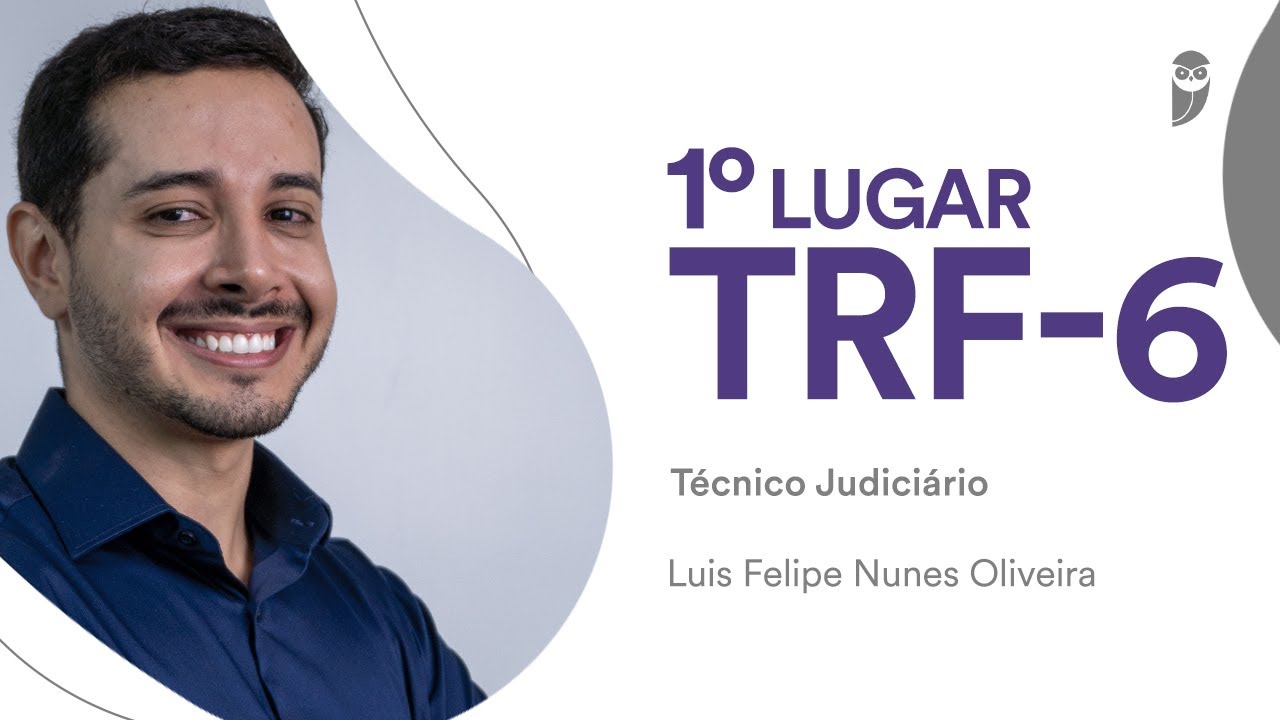 Baile dos primeiros 2025:  Luís Felipe Nunes - 1º lugar - Técnico Judiciário do TRF da 6ª Região