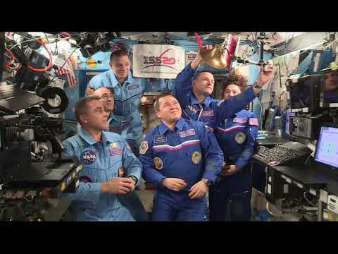 Expedition 62, Soyuz MS-15 Farewell and Hatch Closure - April 16, 2020 (as broadcast live)