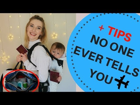 WHAT TO TAKE ON A PLANE FOR BABIES || LONG HAUL FLIGHT