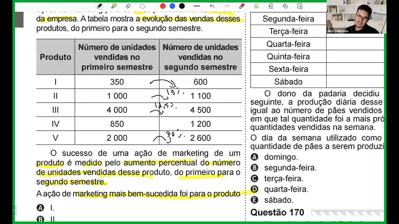 Resolução em Vídeo — Questão 177 ENEM 2019 PPL