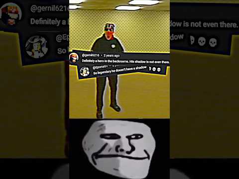 Bro doesn’t have a shadow 💀 #backrooms #foundfootage