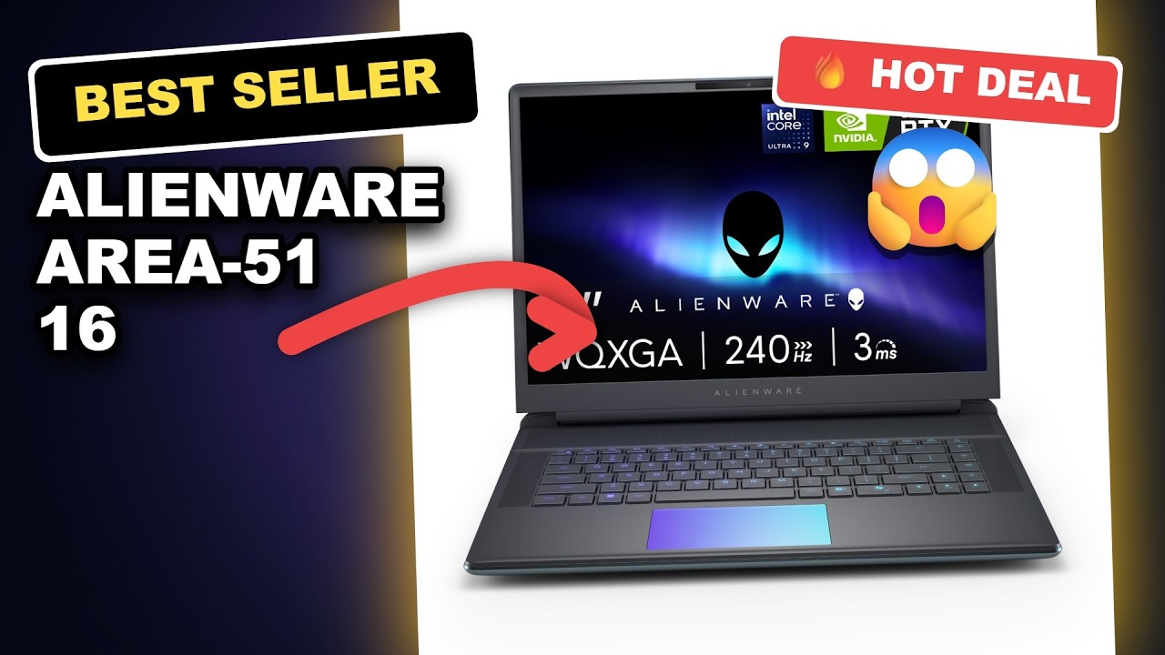 Alienware Area-51 16 Gaming Laptop Tested: Unmatched Power & Performance review video