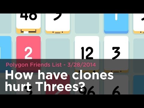 How have clones hurt Threes? - Polygon Friends List 3/28/2014