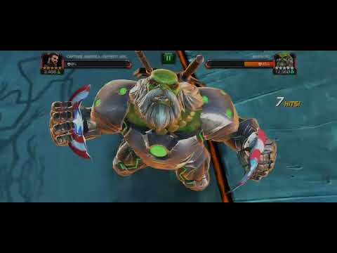 I beat Maestro, in Act 4 Marvel Contest of Champions.