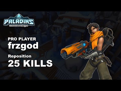 frzgod Kinessa 25 KILLS!! Paladins Pro (SSG) Ranked Gameplay 1440p High Quality Video